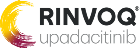 RINVOQ™ (upadacitinib) 15 mg tablets logo.